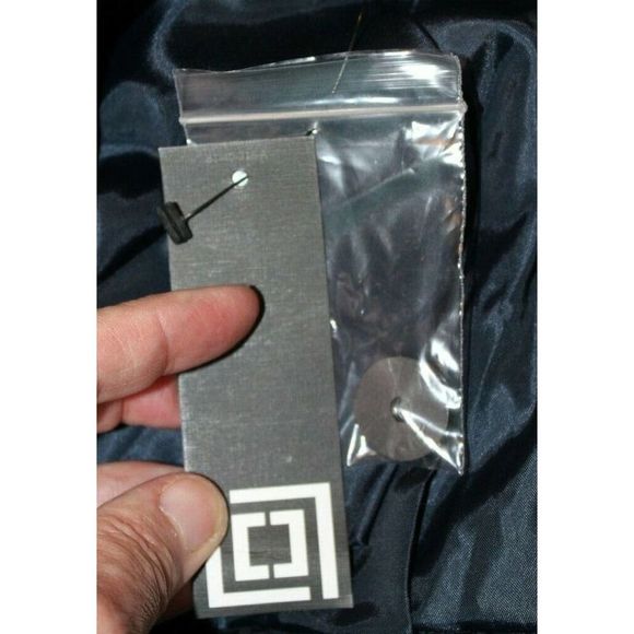 Liz Claiborne Petite XS Short Length Blazer Poly/Cotton Jacket Navy Blue NWT - Picture 10 of 10